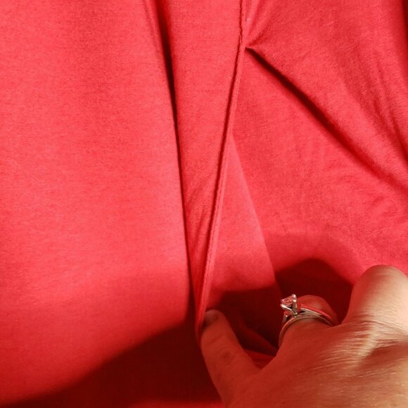 Garnet Hill Womens Red Strapless Maxi Dress With Pockets Small - Picture 5 of 8